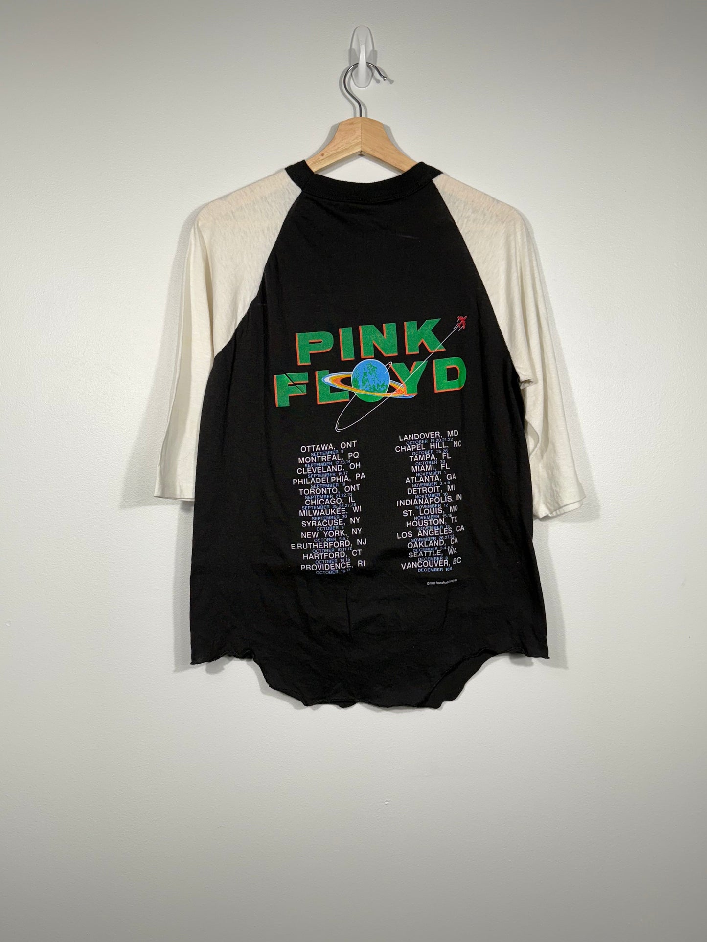 1987 Pink Floyd Tour Shirt