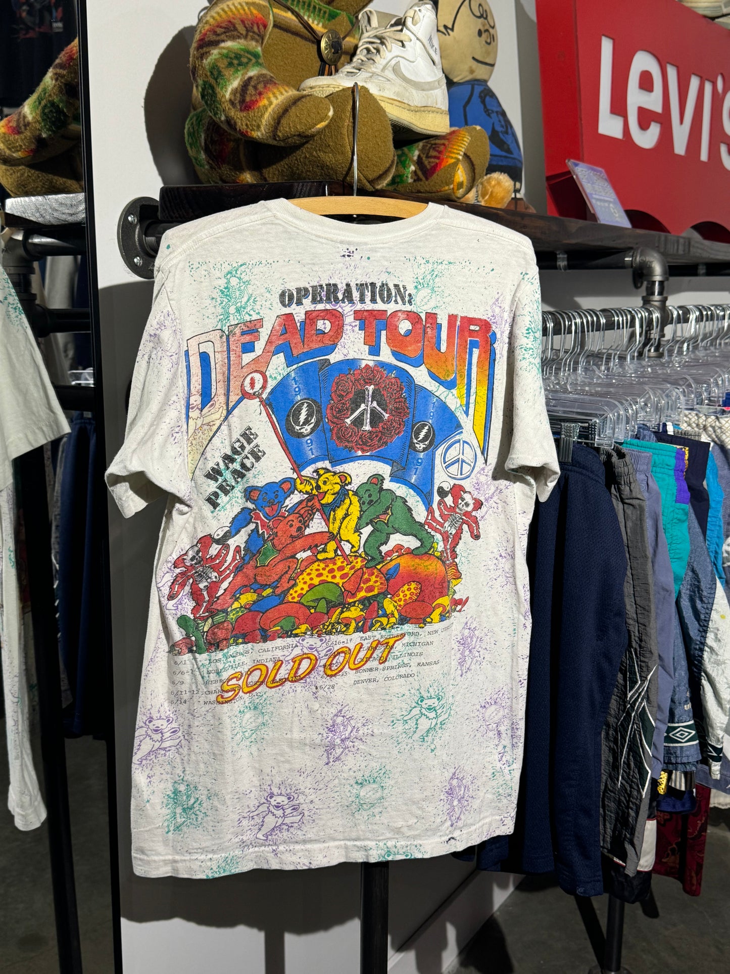 1991 Grateful Dead “Operation Dead” tour shirt size Large