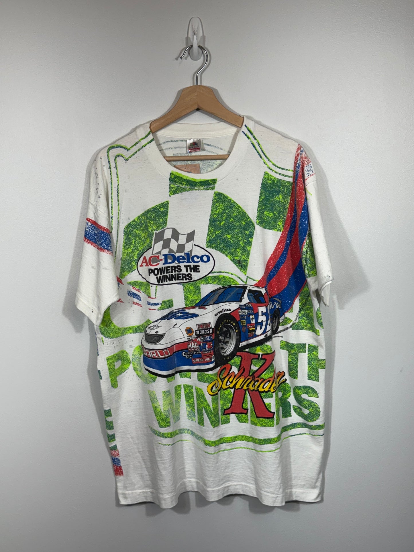 Ken Schrader AOP NASCAR Shirt