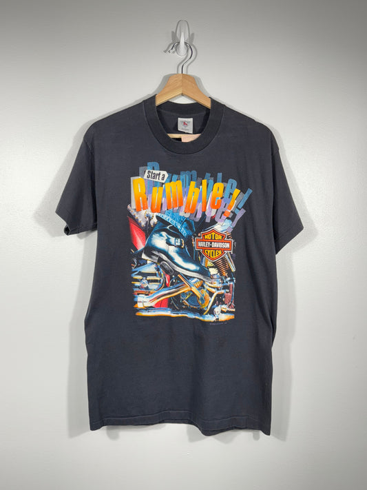 Harley Davidson RUMBLE shirt 1988