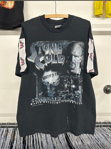 1998 Stone Cold Steve Austin WWF double sided shirt size L