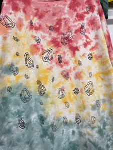 1990s Peace Psychedelic tie dye shirt size XL