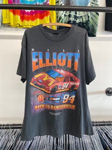 1995 Bill Elliot NASCAR McDonalds faded/distressed shirt size XL