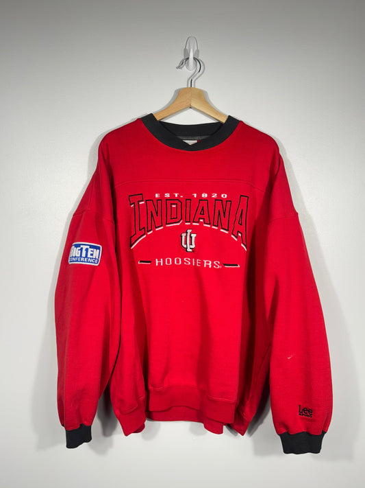 IU Hoosiers Embroiderd Crewneck