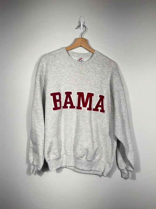 Bama Embroidered Roll Tide Crewneck