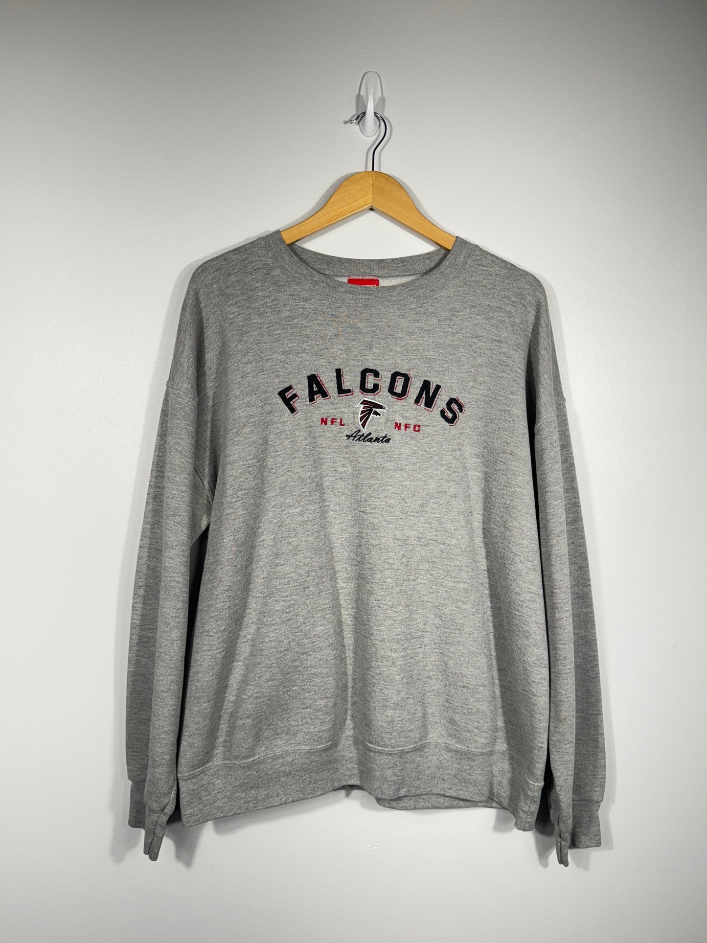 Atlanta Falcons Embroidered Crewneck