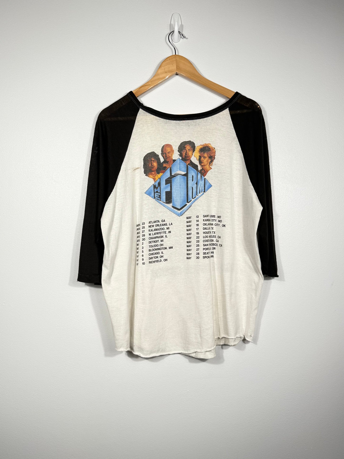 The Firm Tour Shirt 80s