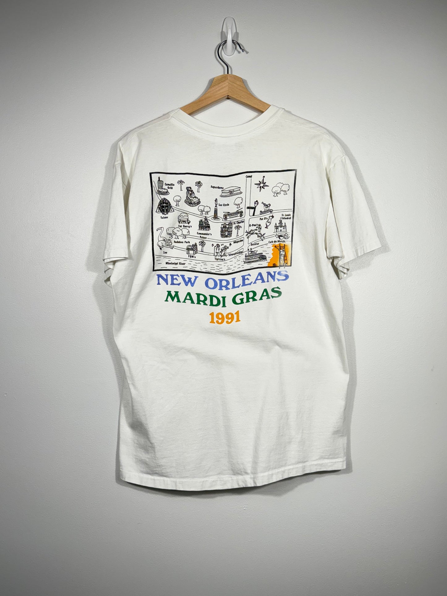 1991 Tulane Law School Mardi Gras Shirt