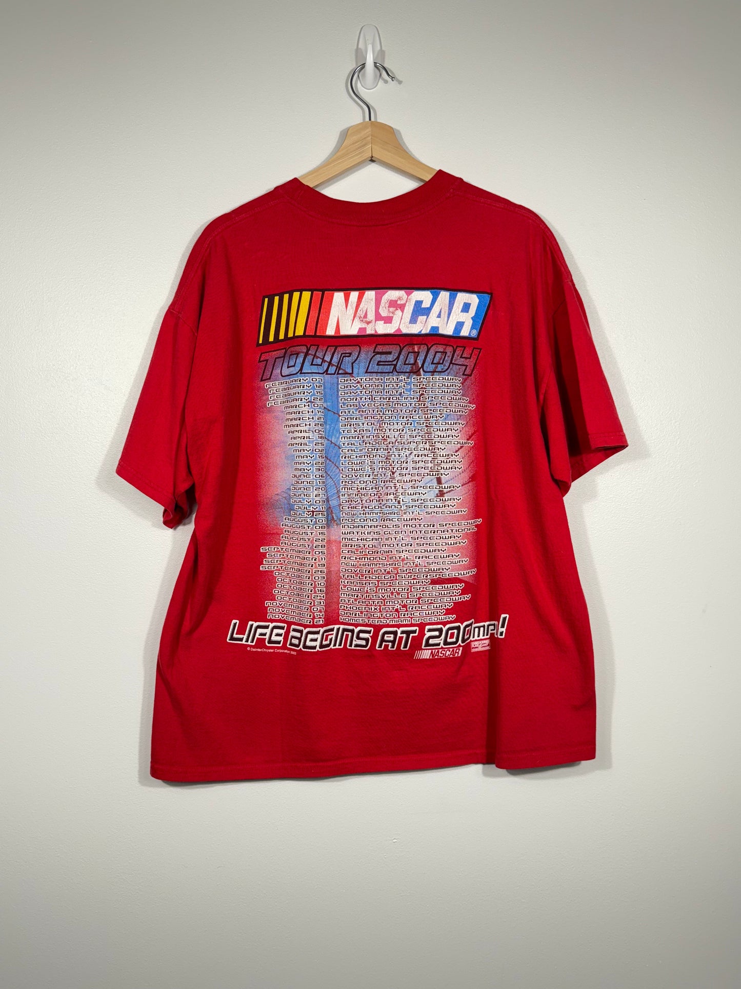 2004 NASCAR Dodge Motorsports Tour Shirt