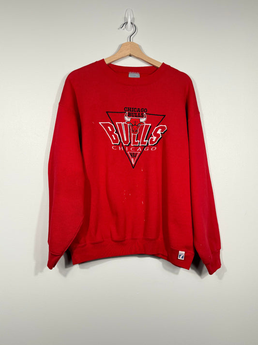 Chicago Bulls Embroidered Crewneck 90s