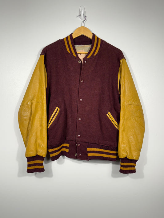 Wool/leather Varsity Jacket 60s