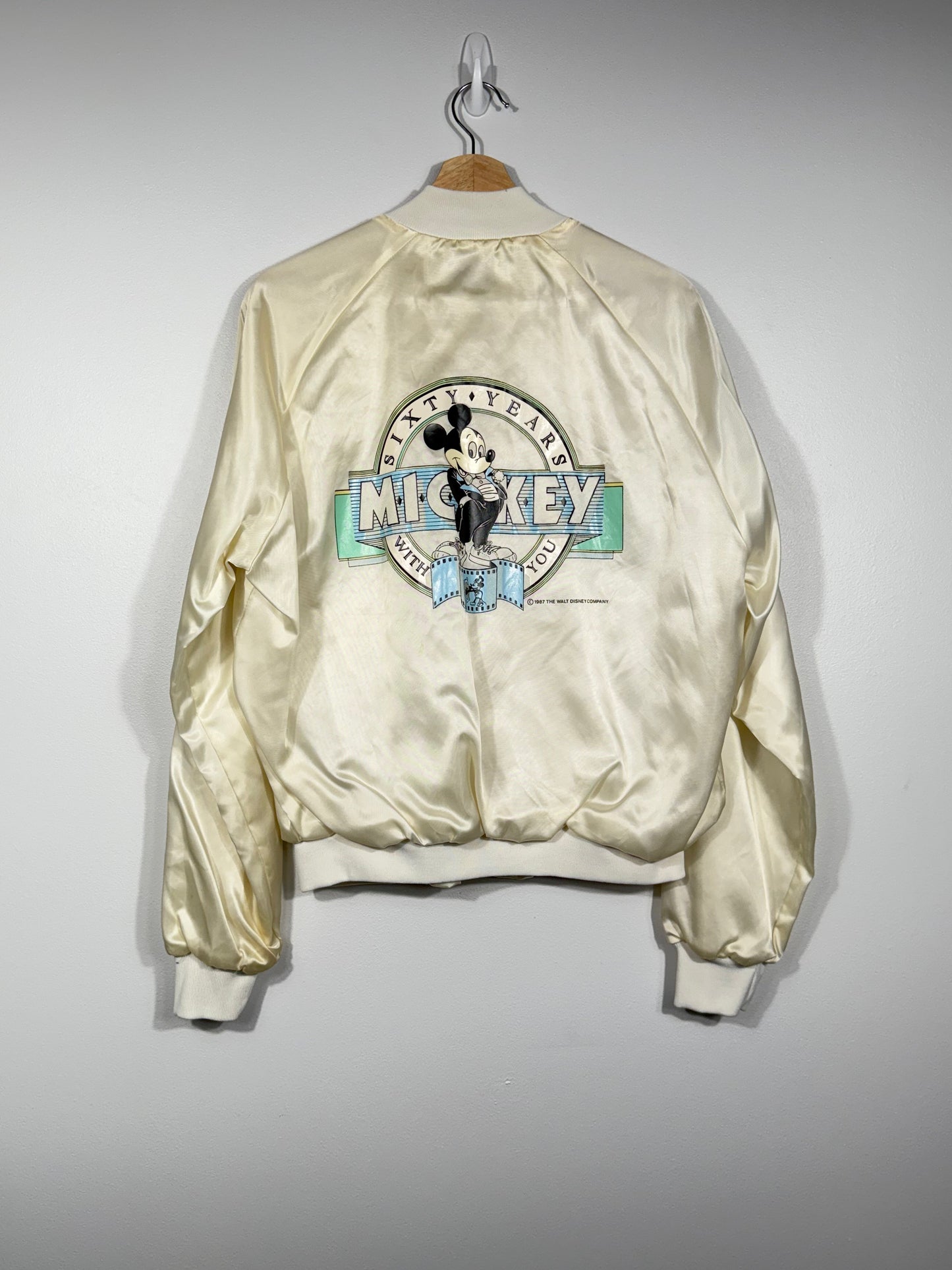 1987 Mickey Mouse Sixty Years Satin Jacket