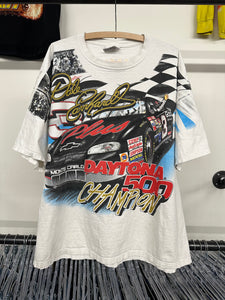 1998 Dale Earnhardt Daytona 500 Champion All Over Print double sided shirt size XXL