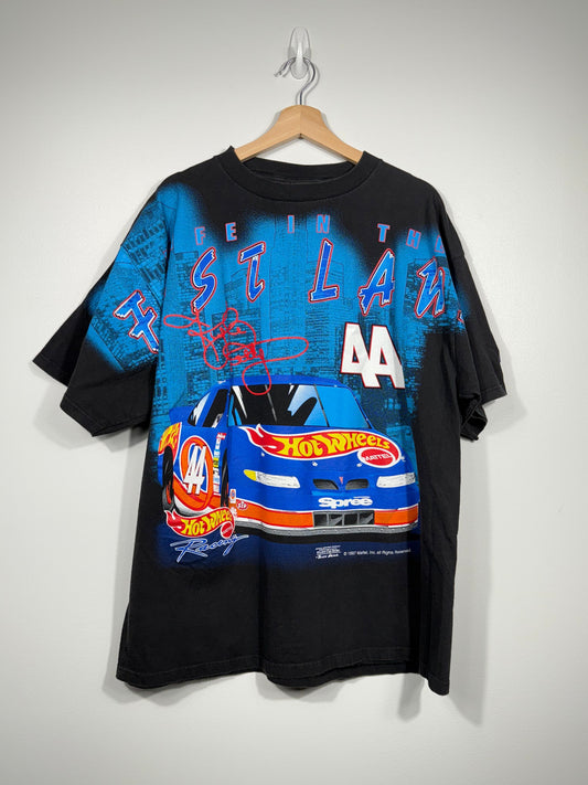 Kyle Petty Hot Wheels Racing Shirt 90s