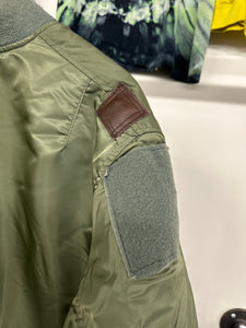 1980s MA-1 Military Bomber jacket size L