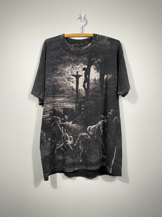 Gustave Dore Jesus Crucifixion AOP shirt