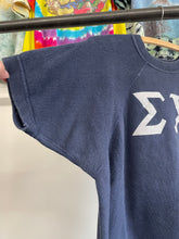 Load image into Gallery viewer, 1960s Sigma Chi short sleeve sweatshirt size M