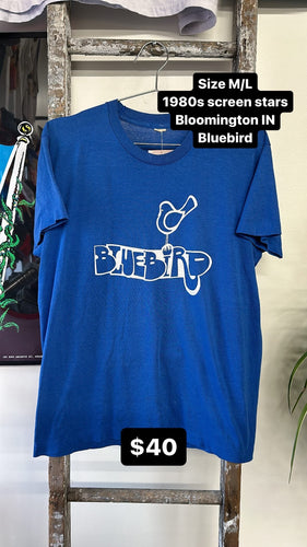 1980s Bluebird shirt size Large