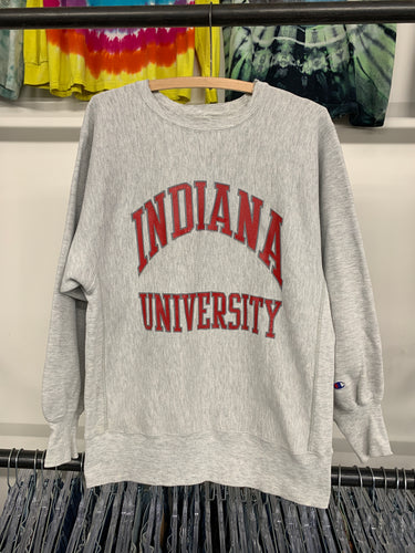 1990s Indiana University Champion Reverse Weave sweatshirt size L