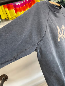 1960s Alpha Phi flock print sweatshirt size L
