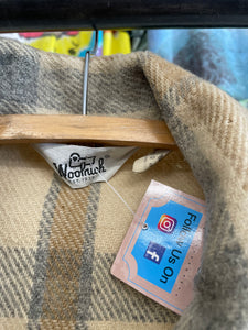1980s Woolrich button up shirt jacket size M