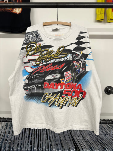 1998 Dale Earnhardt Daytona 500 Champion All Over Print double sided shirt size XXL