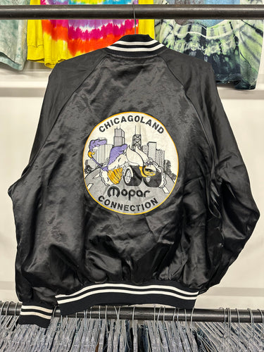 1990s Chicagoland Mopar satin jacket size L