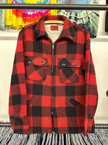 1970s Sears wool zip up jacket size M