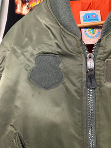 1980s MA-1 Military Bomber jacket size L