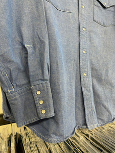 1990s Carhartt Rugged Wear button up shirt size XL