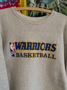 1990s NBA Warriors Basketball Champion Reverse Weave sweatshirt size Large