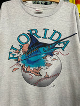 Load image into Gallery viewer, 1990s Florida Marlins double sided shirt size L
