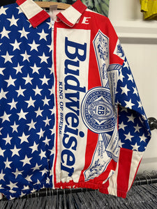 1980s Budweiser zip up jacket size L