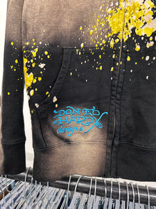 2000s Ed Hardy by Christian Audigier zip up jacket size S