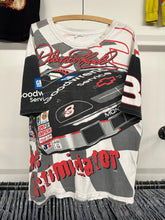Load image into Gallery viewer, 1990s Dale Earnhardt The Intimidator All Over Print double sided shirt size L