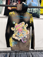Load image into Gallery viewer, 2000s Ed Hardy by Christian Audigier zip up jacket size S