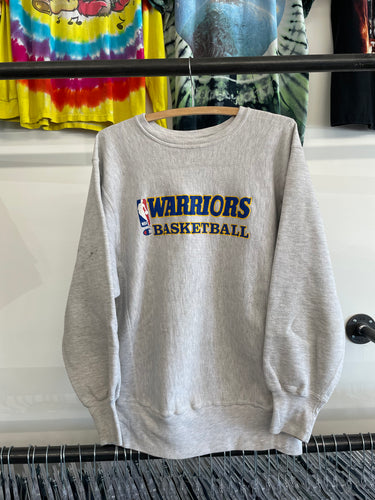 1990s NBA Warriors Basketball Champion Reverse Weave sweatshirt size Large