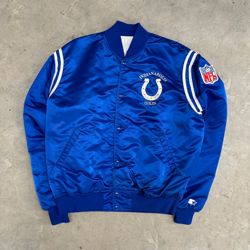 1990s Colts Starter Satin jacket size XL