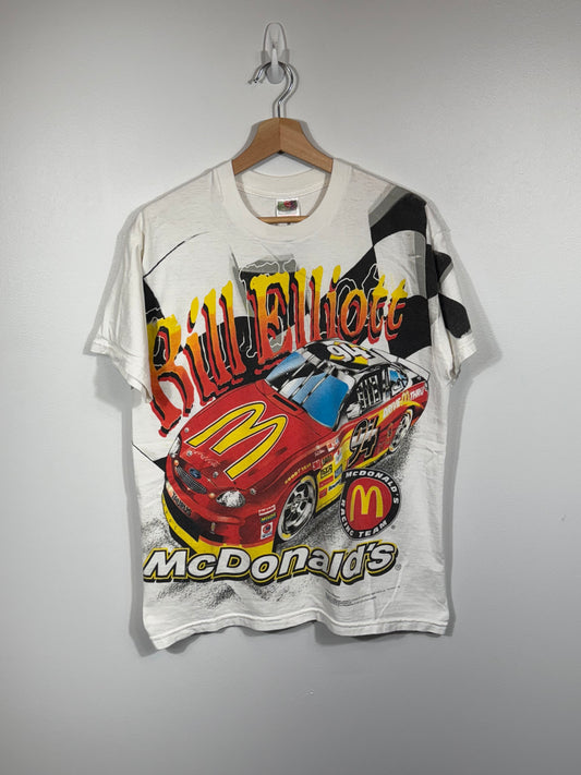 Bill Elliot McDonald's AOP NASCAR Shirt
