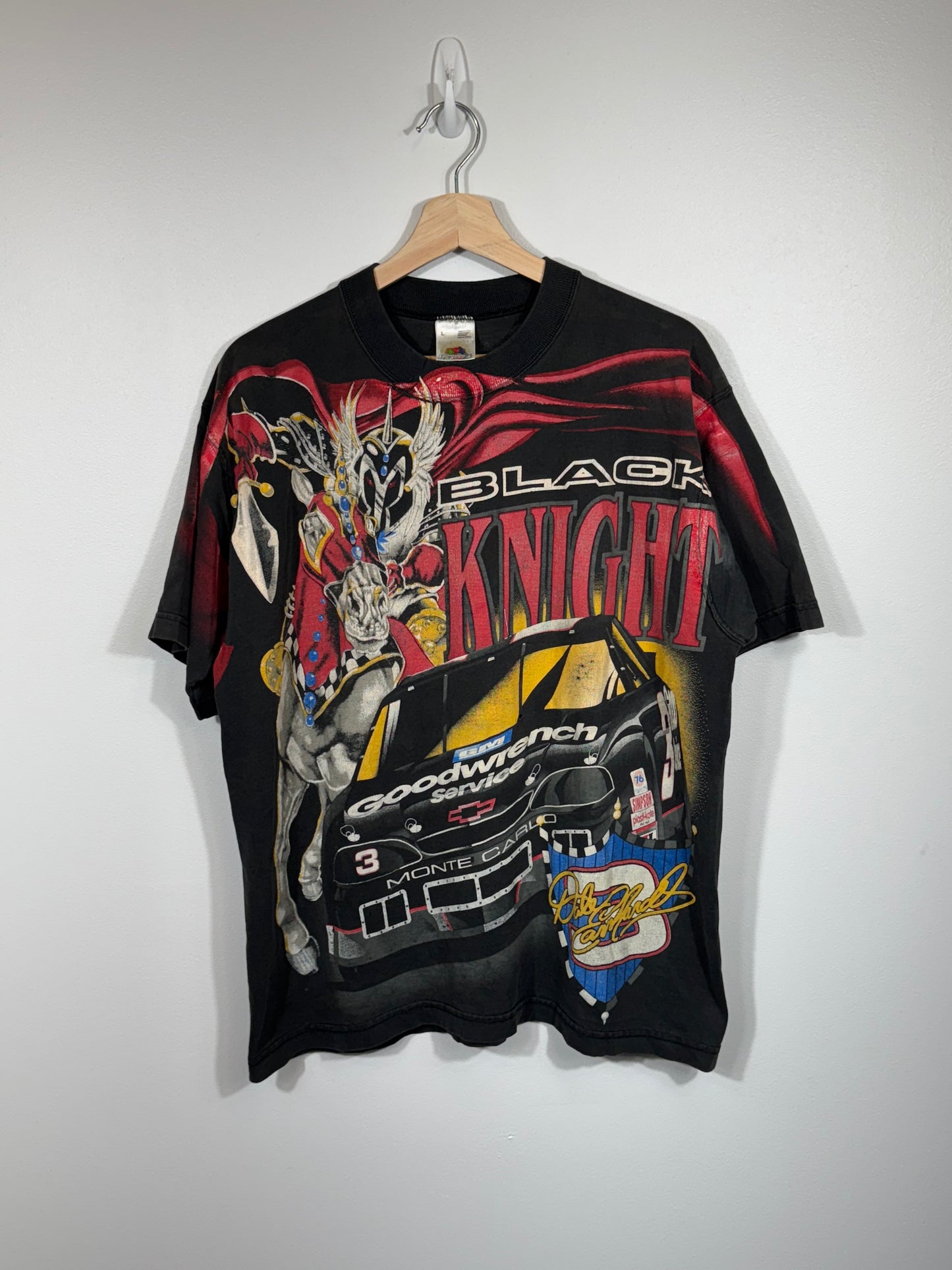 Dale Earnhardt AOP 'Black Knight' NASCAR Shirt