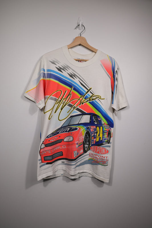 90s Jeff Gordon AOP ‘Finish First with DuPont’ NASCAR Shirt