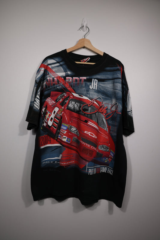00s Dale Earnhardt Jr. AOP ‘Put Your Game Face On’ NASCAR Shirt