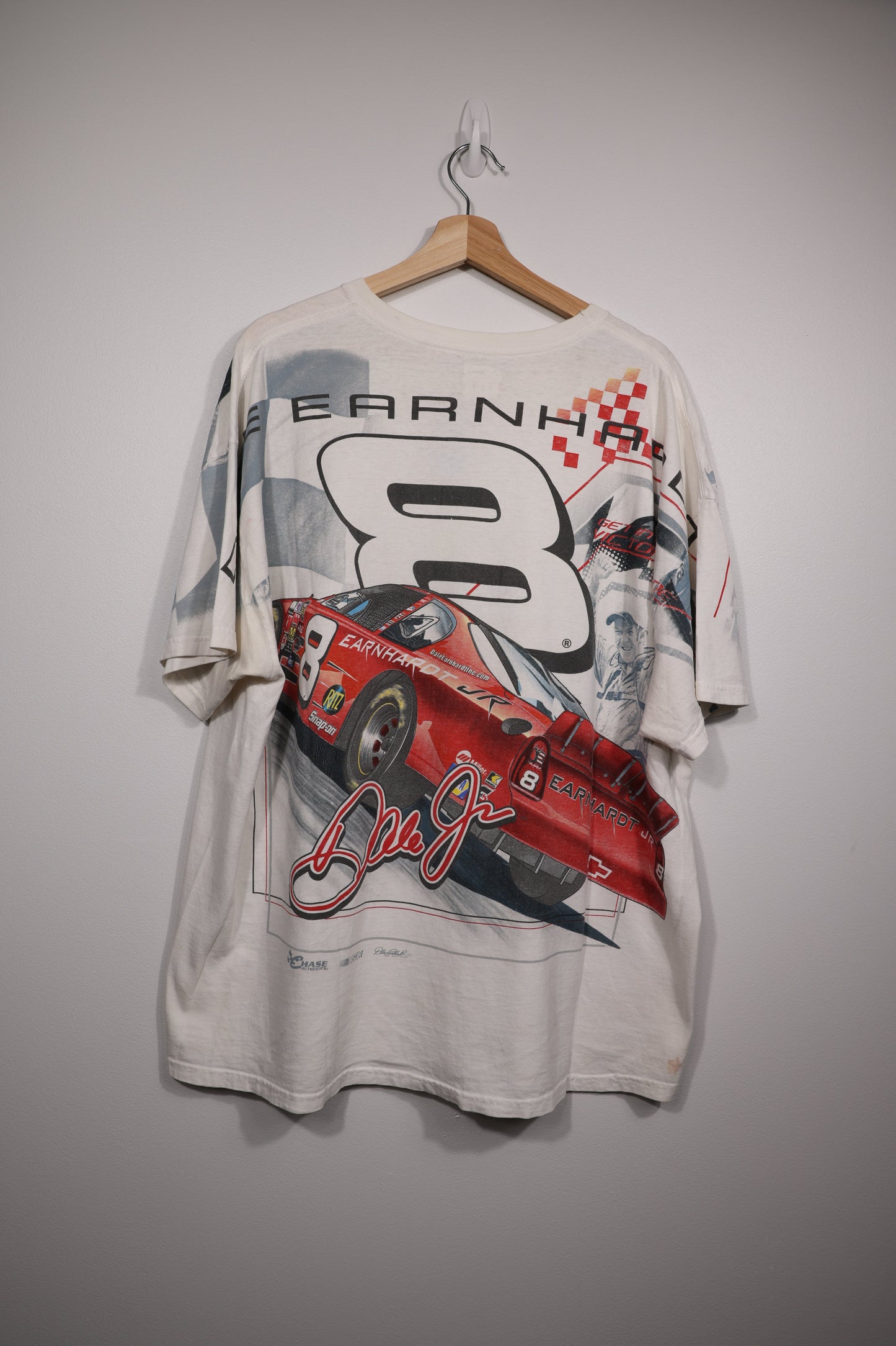 90s Dale Earnhardt Jr. AOP NASCAR Shirt