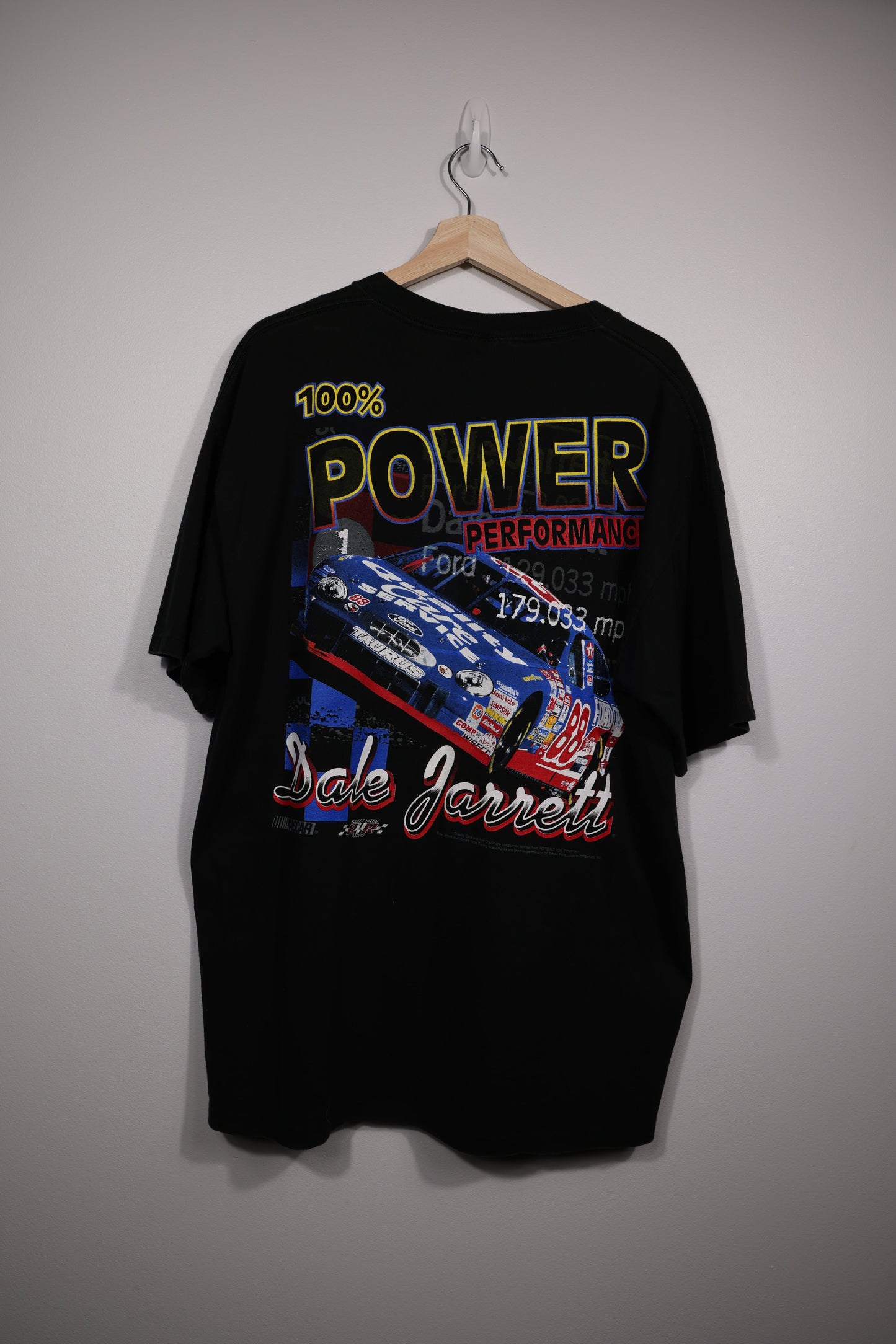 00s Dale Jarrett ‘100% Power Performance’ NASCAR Shirt