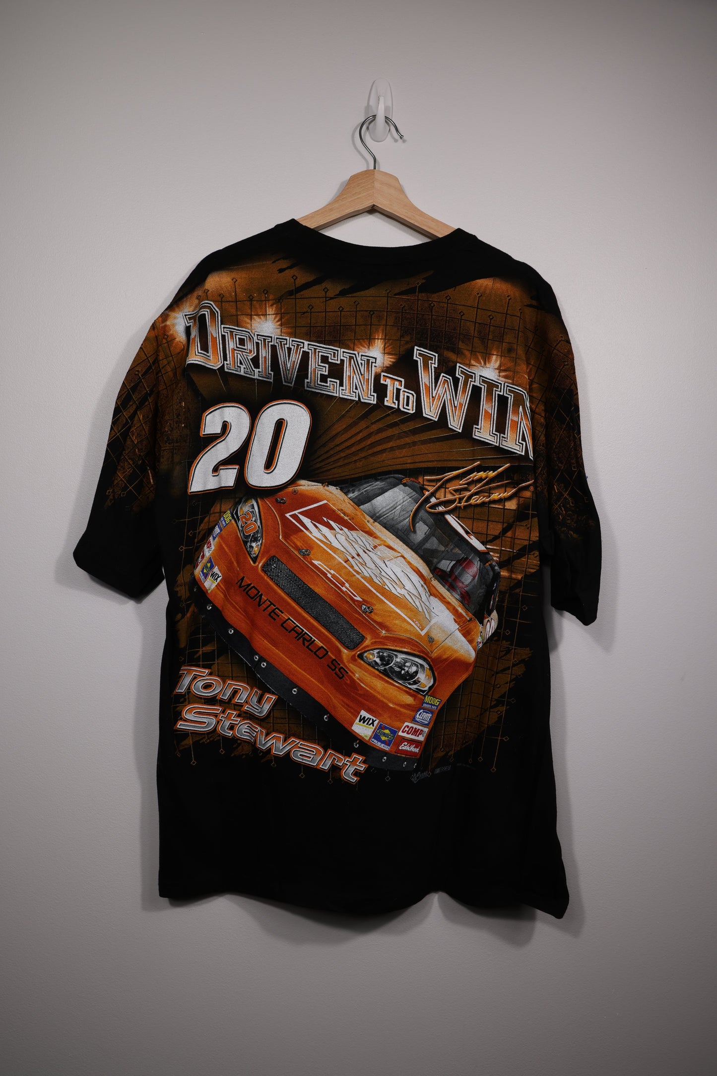 00s Tony Stewart AOP ‘The Home Team’ NASCAR Shirt