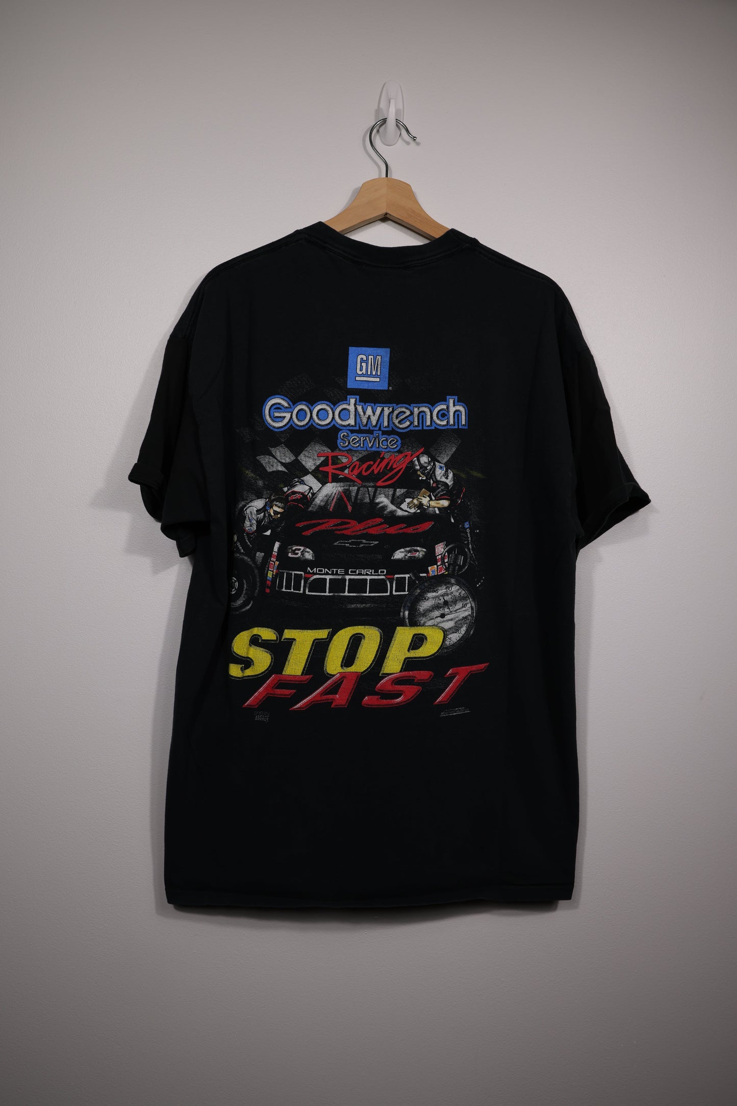 90s Dale Earnhardt ‘Run Hard, Stop Fast’ NASCAR Shirt