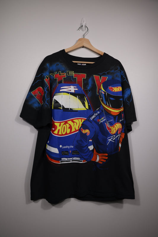 90s Kyle Petty AOP Hotwheels NASCAR Shirt