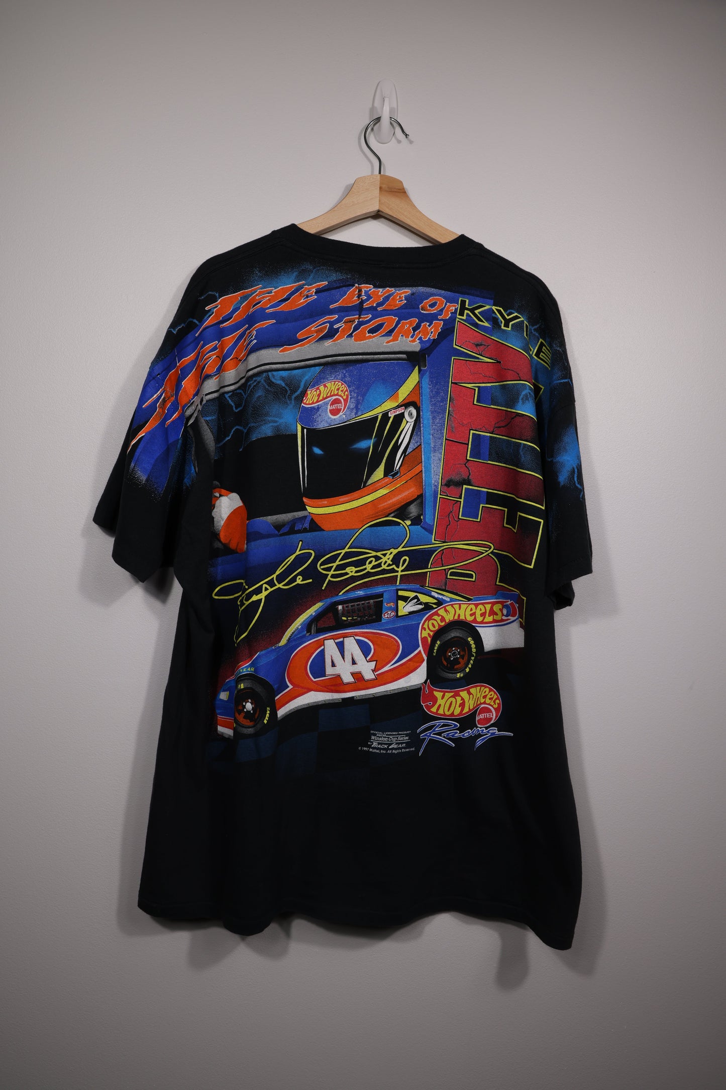 90s Kyle Petty AOP Hotwheels NASCAR Shirt