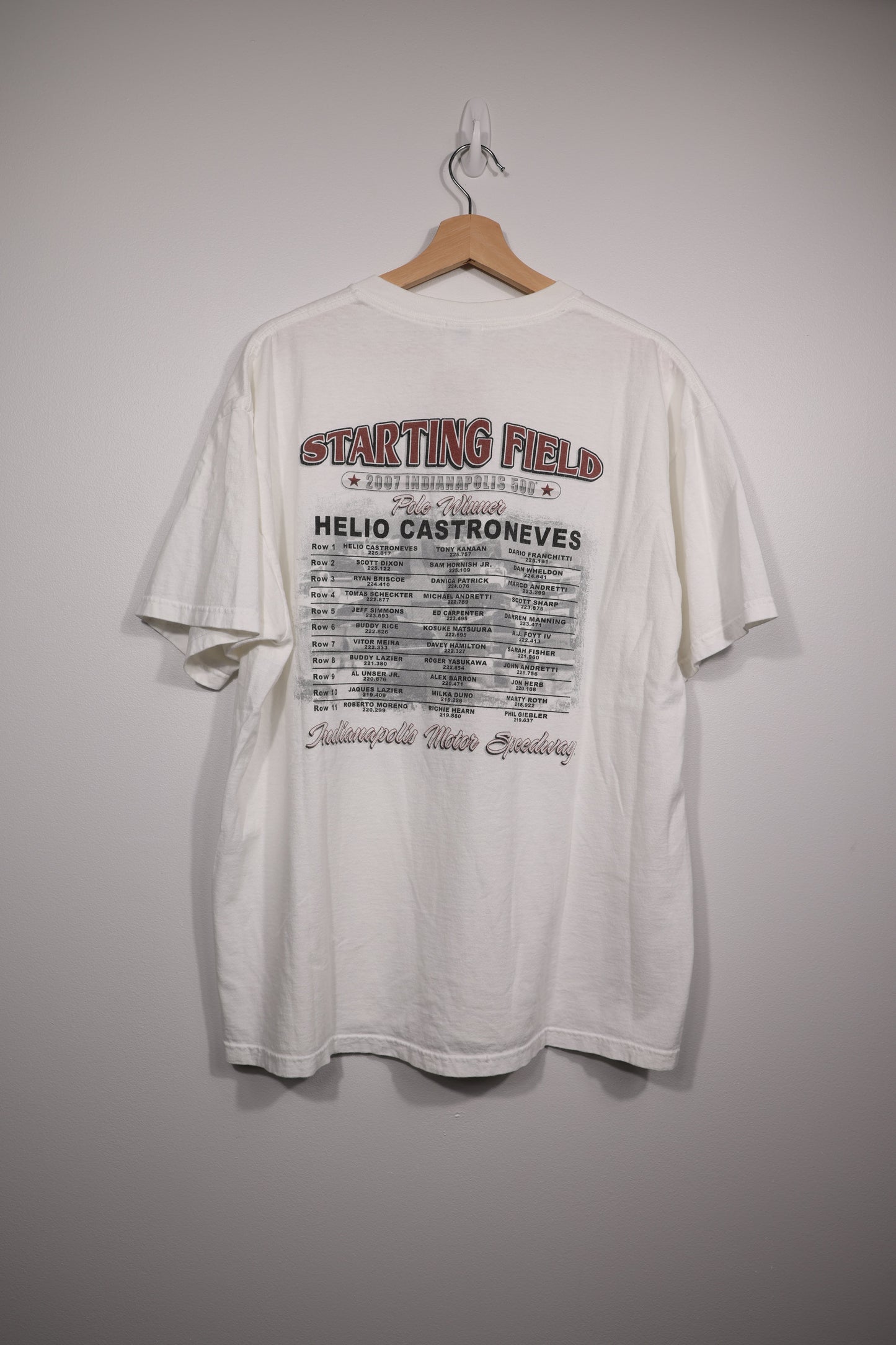 2007 Indianapolis 500 ‘Starting Field’ Shirt