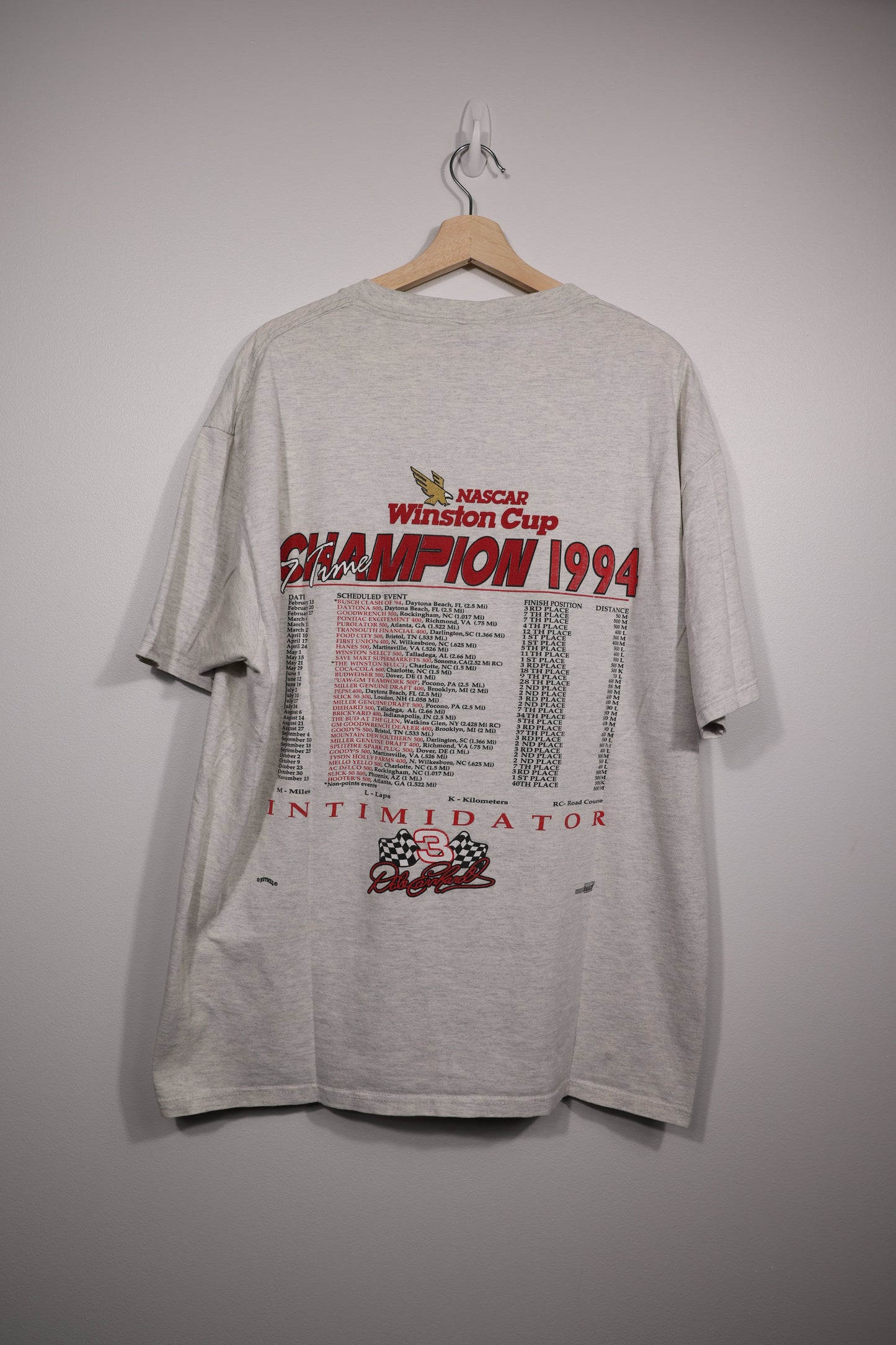1994 Dale Earnhardt ‘7 Time Champion’ NASCAR Shirt
